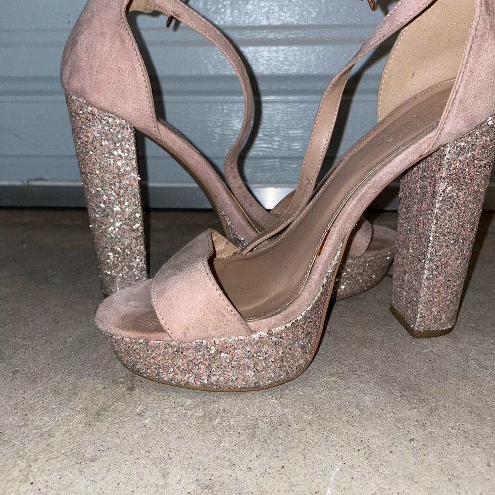 Sparkly heels